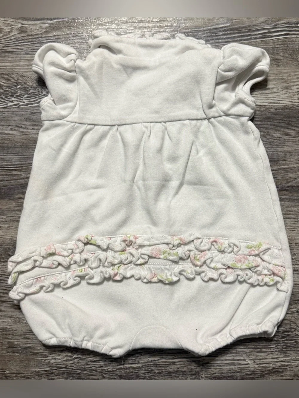 Ralph Lauren Baby Girl Outfits 6M & 12M Pink Dress Ruffle Romper Set